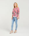 Taylor Top - Berry Strokes - SEDUCE Top NZ LUMA