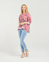 Taylor Top - Berry Strokes - SEDUCE Top NZ LUMA