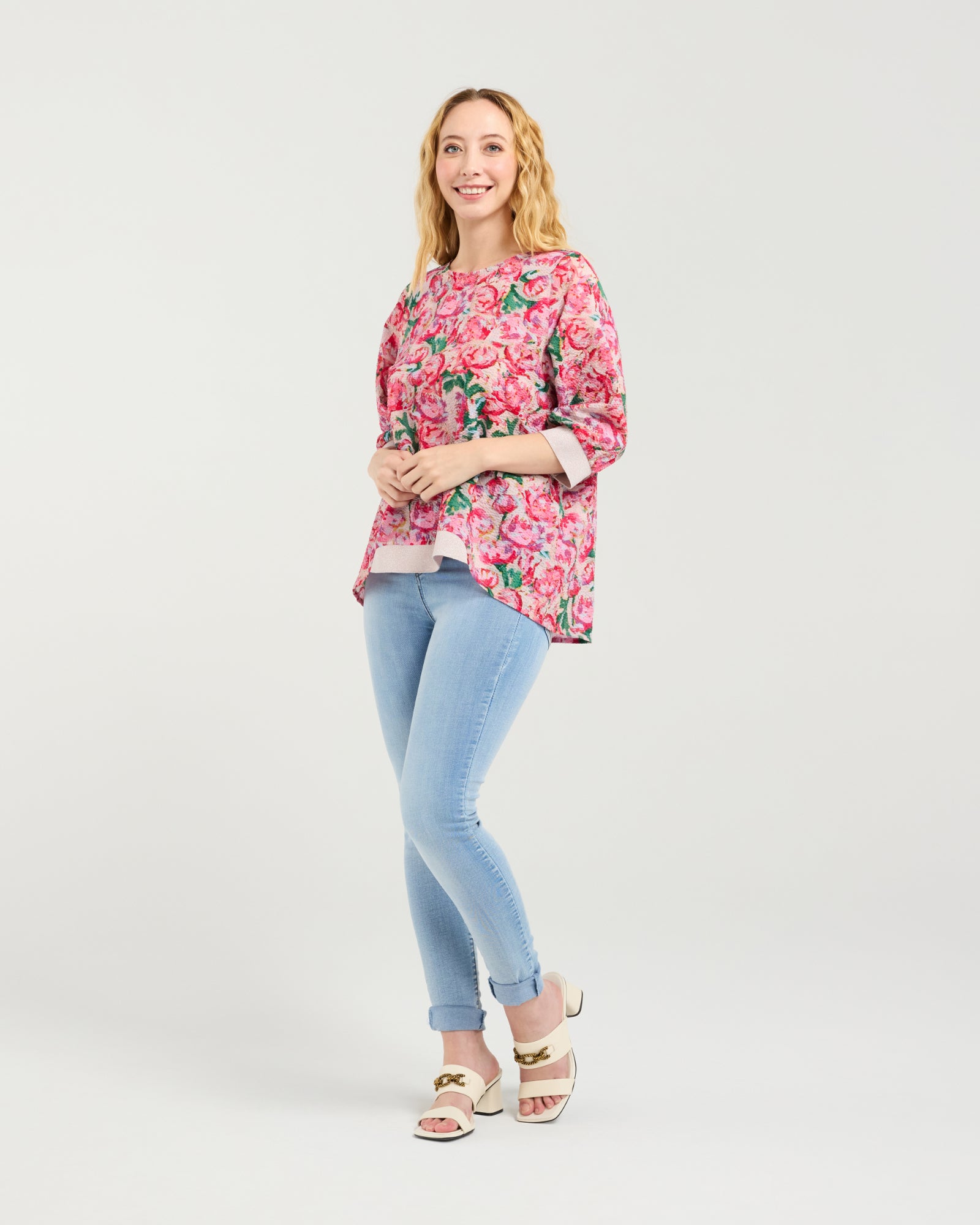 Taylor Top - Berry Strokes - SEDUCE Top NZ LUMA