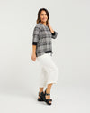 Taylor Top - Black Check - SEDUCE Top NZ LUMA