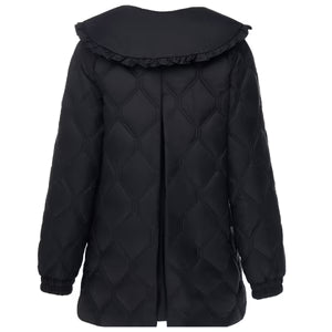 Tess Quilted Coat - Black- MOKE Coat NZ LUMA