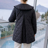 Tess Quilted Coat - Black- MOKE Coat NZ LUMA