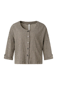 Thelma Jacket Gingham - LEMON TREE Jacket NZ LUMA