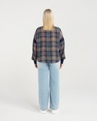 Theresa Top - Classic Plaid - SEDUCE Top NZ LUMA