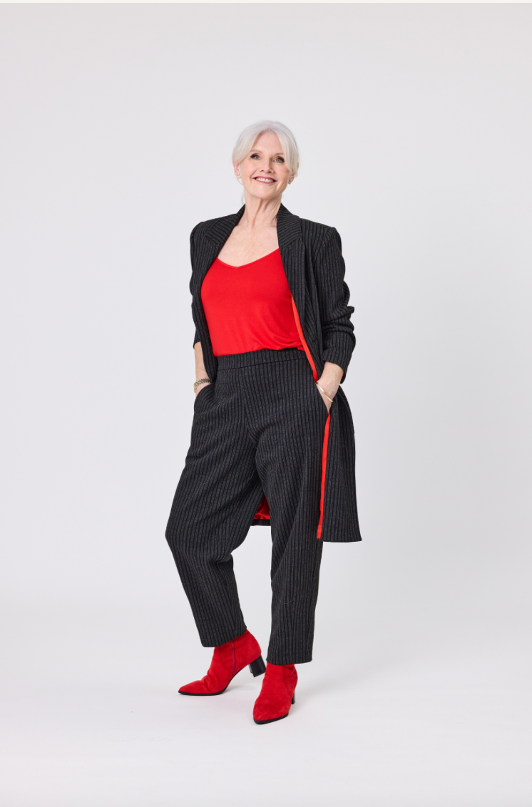 Thora Pant - Pinstripe - LEMON TREE Pant NZ LUMA