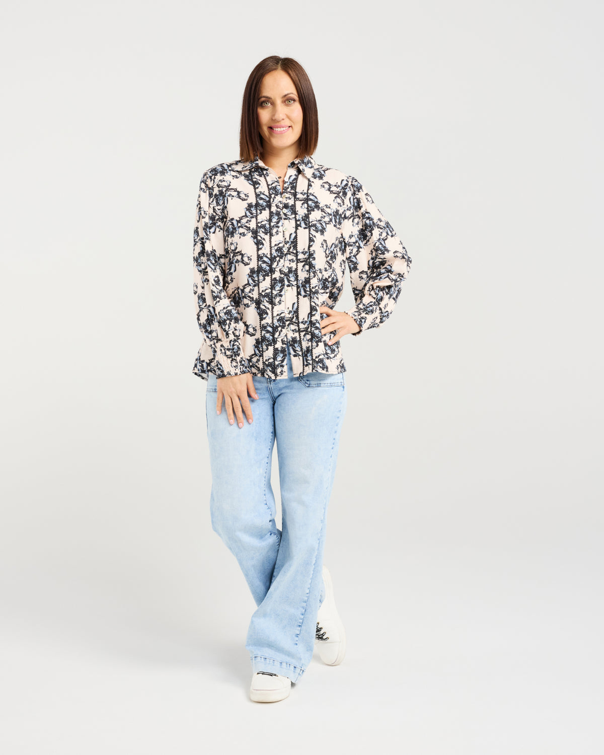 Topaz Shirt - Sentiment - ZAFINA Top NZ LUMA