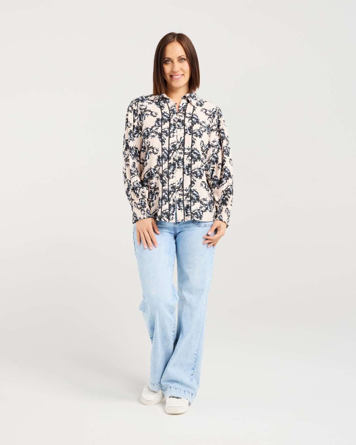 Topaz Shirt - Sentiment - ZAFINA Top NZ LUMA