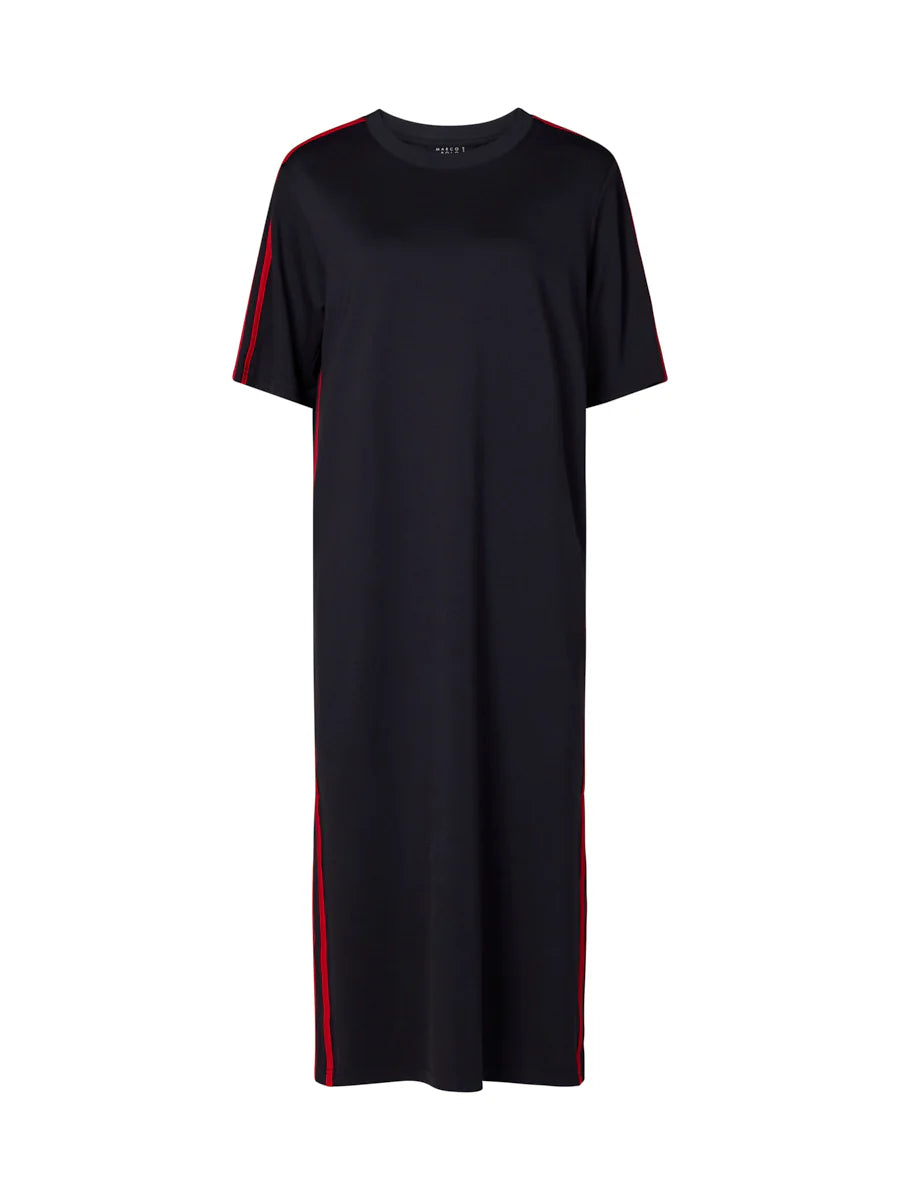 Twin Stripe Ponte Dress - MARCO POLO DRESSES NZ LUMA