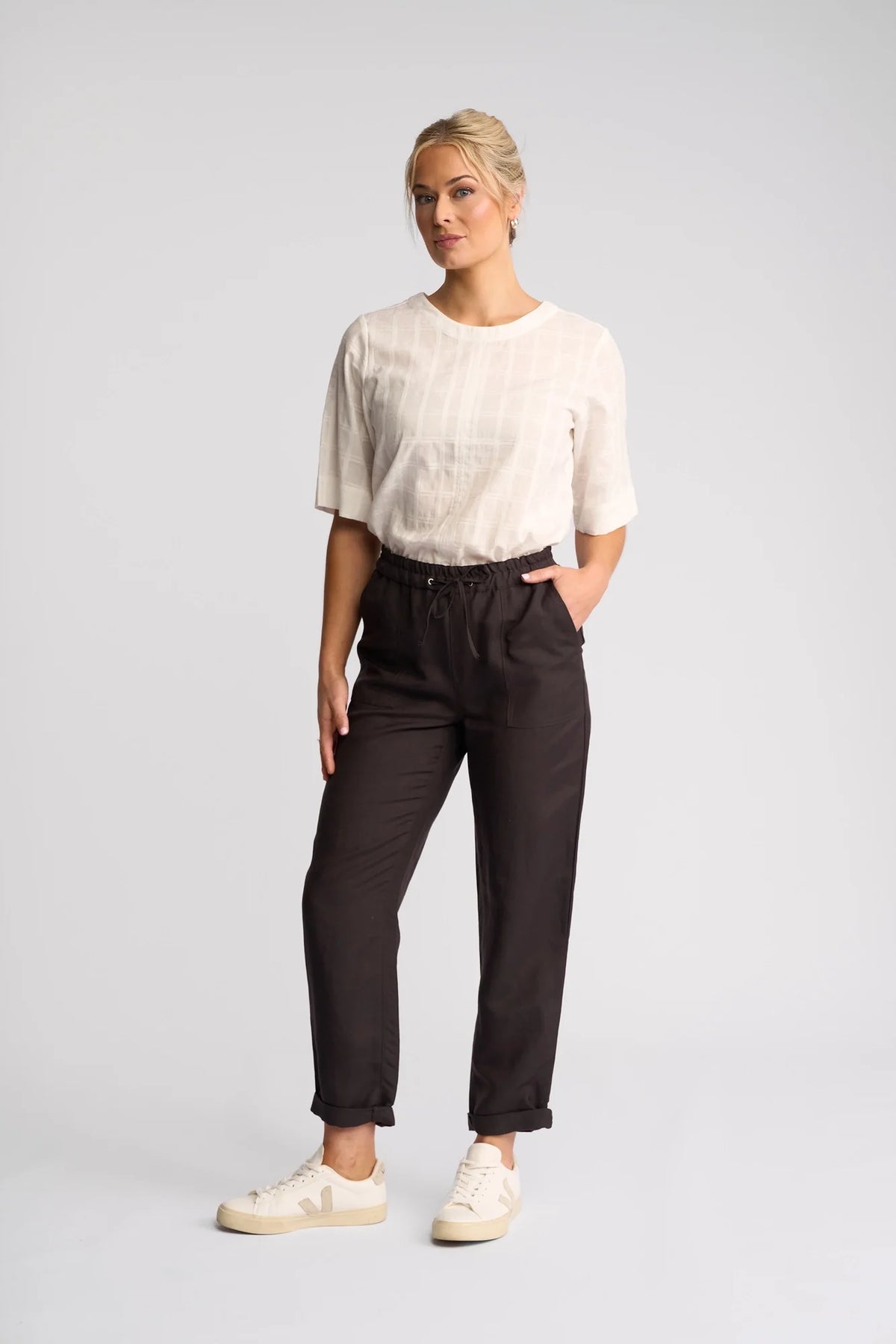 VASSALLI - Oxford Pant- Choclate Pant NZ LUMA