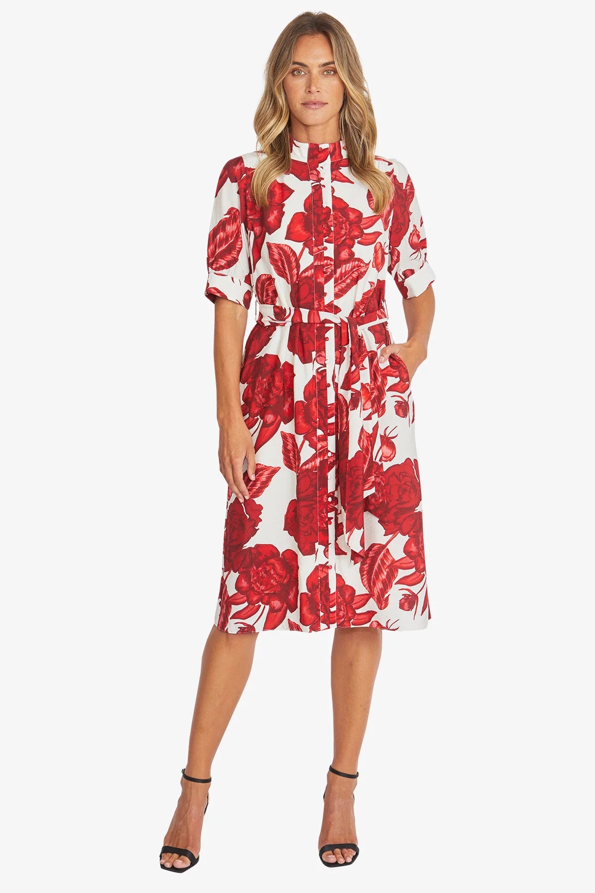 Valencia Belted Dress - PING PONG Dress NZ LUMA