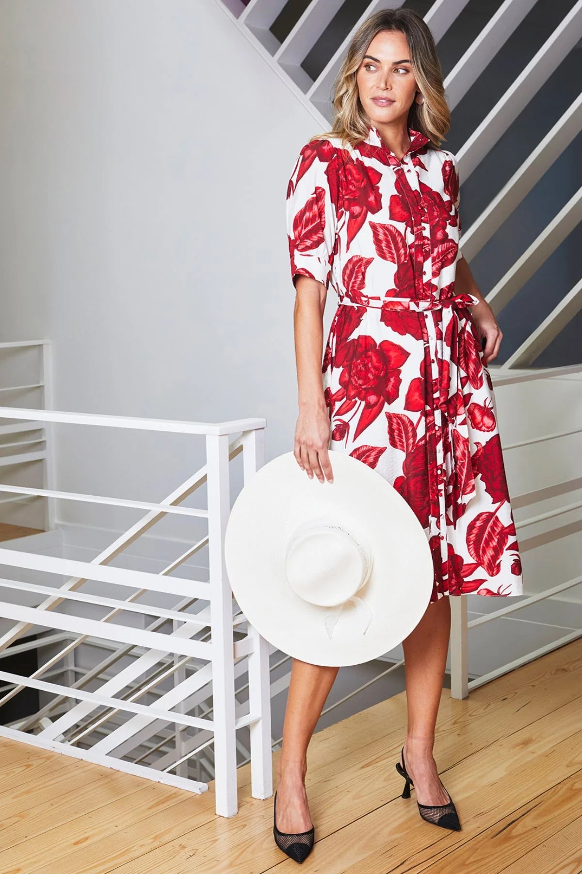 Valencia Belted Dress - PING PONG Dress NZ LUMA