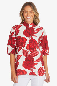 Valencia Blouse - PING PONG Top NZ LUMA