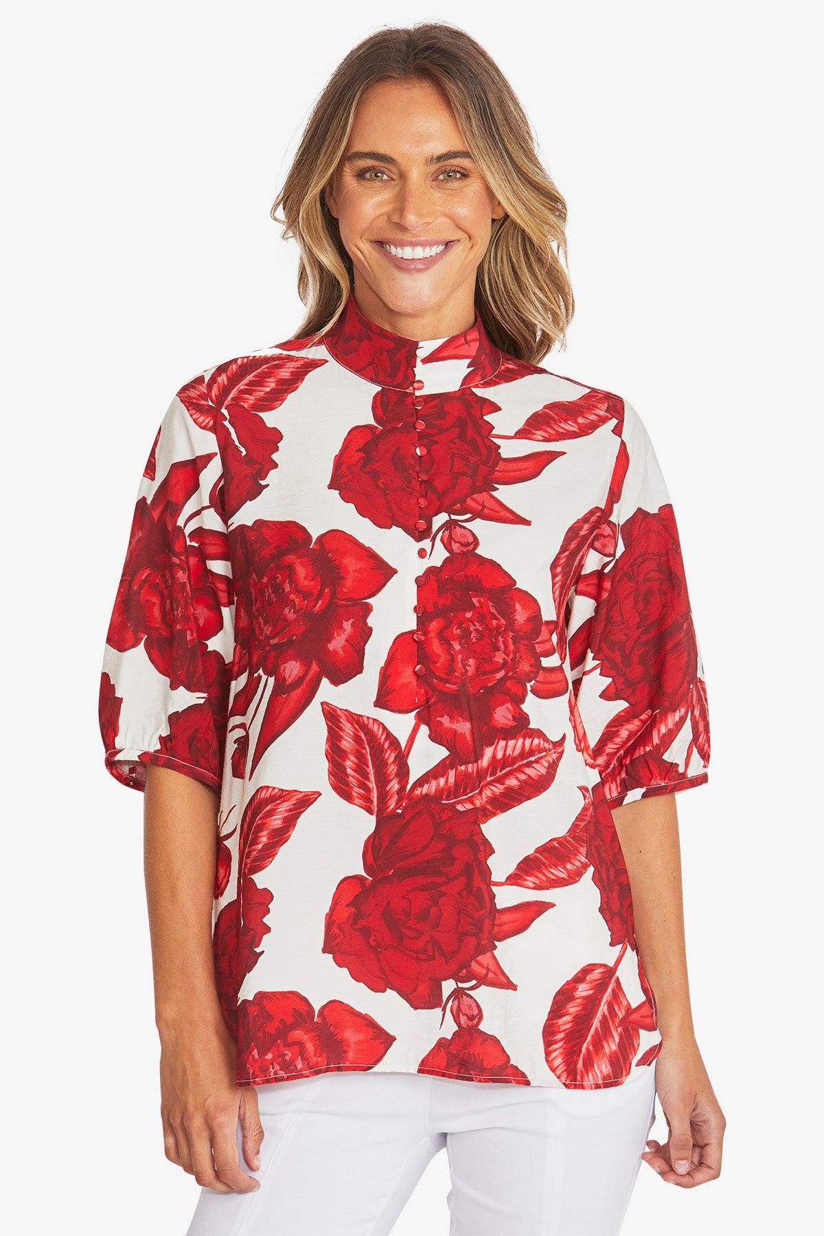 Valencia Blouse - PING PONG Top NZ LUMA