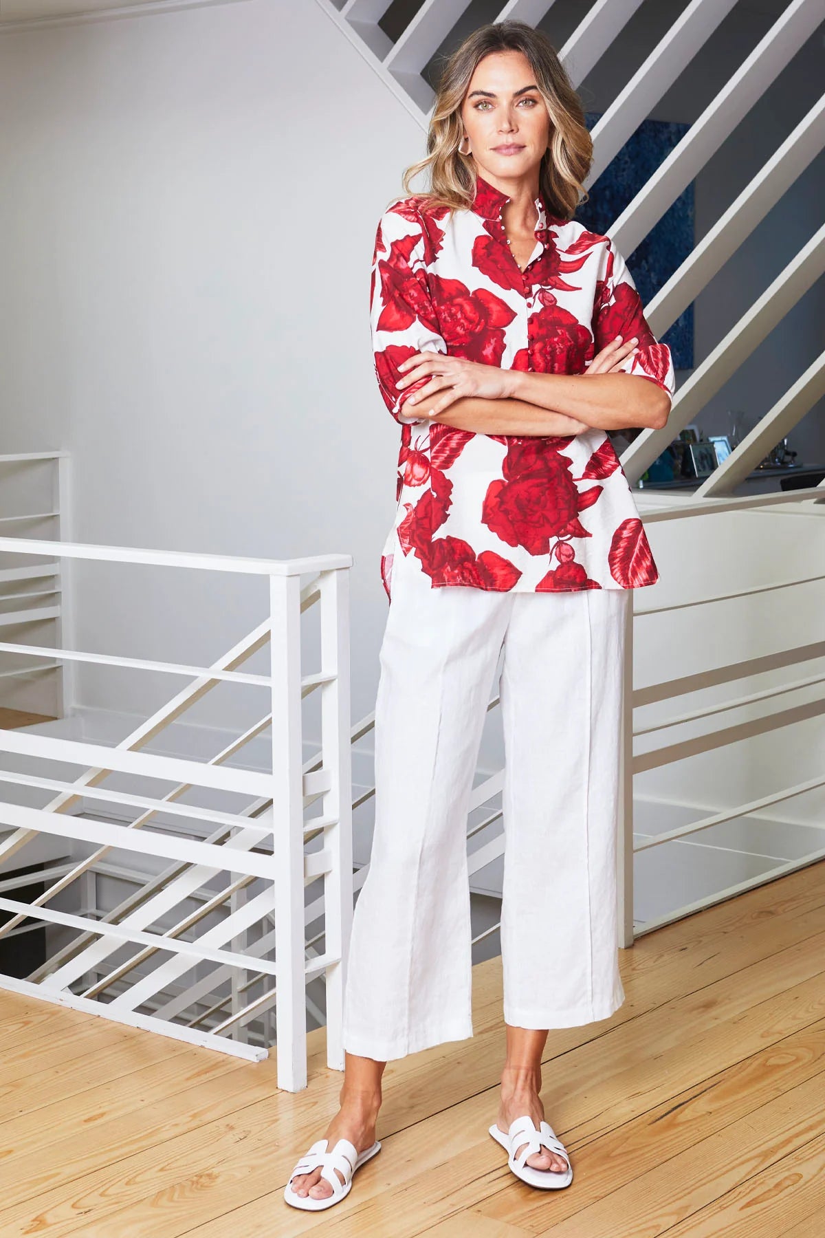 Valencia Blouse - PING PONG Top NZ LUMA