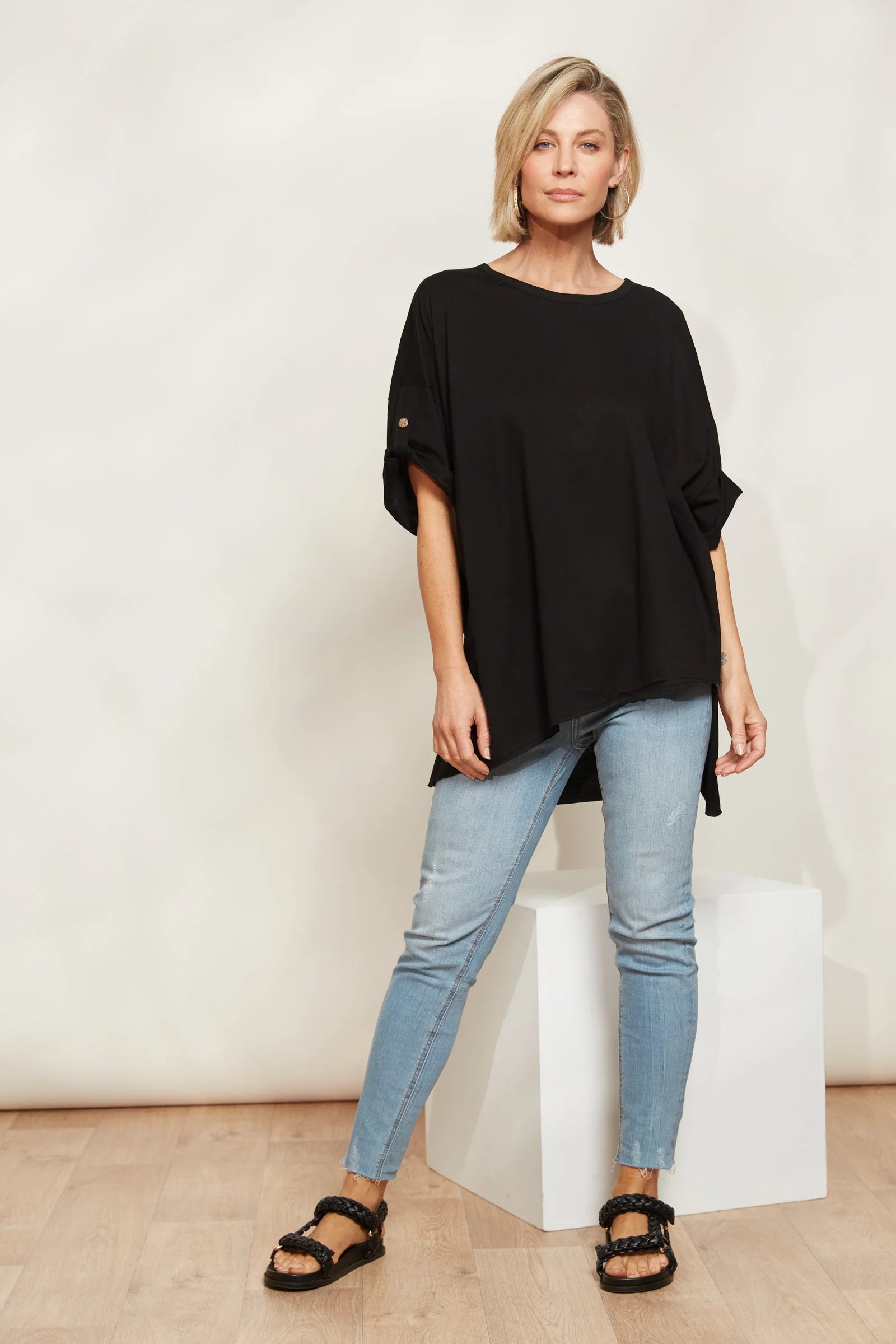 Verano Tshirt - Sable - EB&IVE Top Medium Large Small NZ LUMA