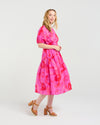 Victoria Dress - Fuchsia Burst - Zafina Dress NZ LUMA