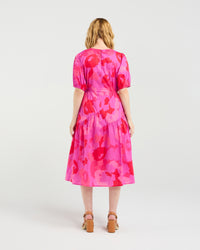Victoria Dress - Fuchsia Burst - Zafina Dress NZ LUMA