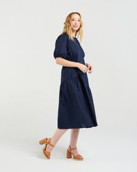 Victoria Dress - Navy - Zafina Dress NZ LUMA