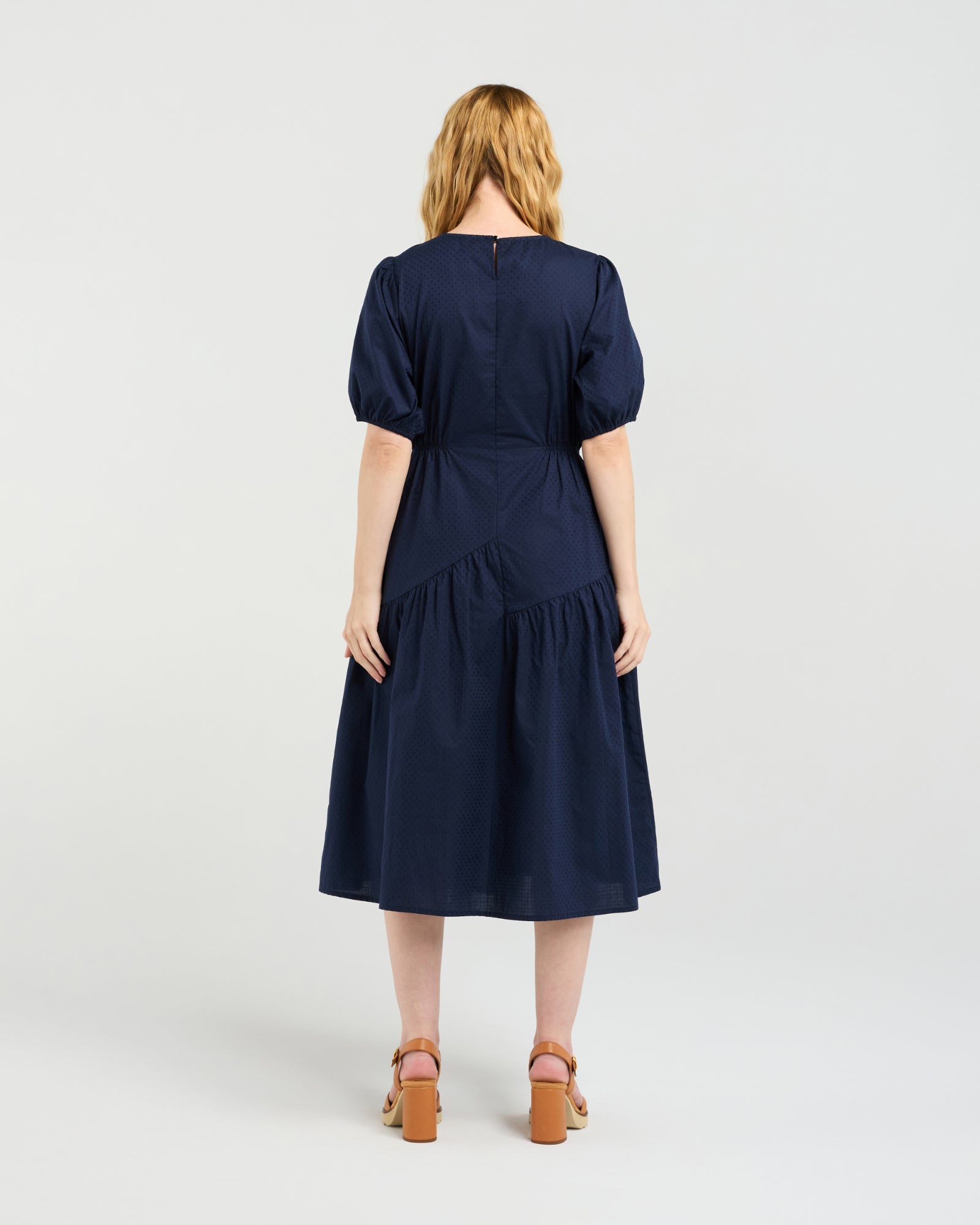 Victoria Dress - Navy - Zafina Dress NZ LUMA