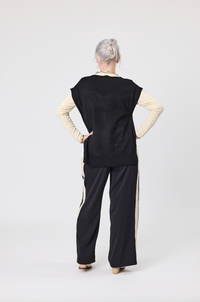 Vilma Wool Knit Black - LEMON TREE Top NZ LUMA