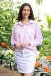 Viola Shirt - Pink Stripe - CHARLO