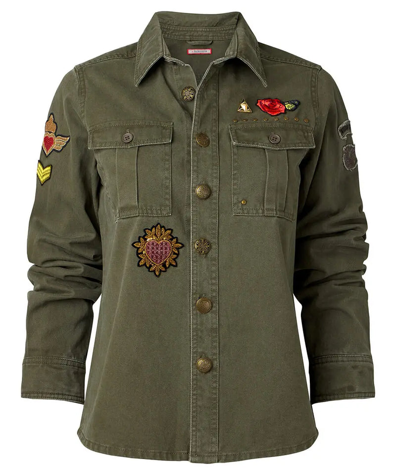 Astrid Badged Cotton Shirt - JOES BROWNS