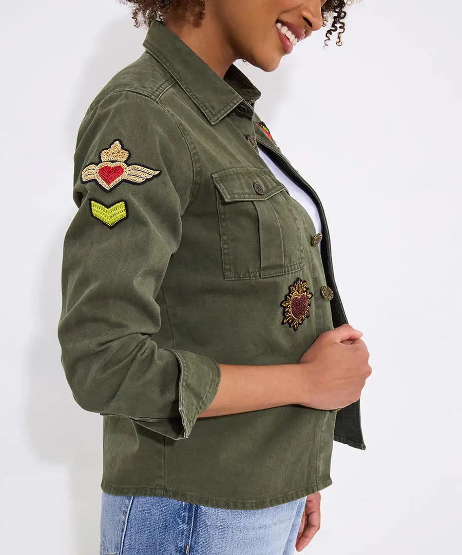 Astrid Badged Cotton Shirt - JOES BROWNS