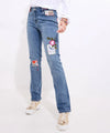 Perfect Patchwork Straight Leg Jean - JOE BROWNS Pant NZ LUMA