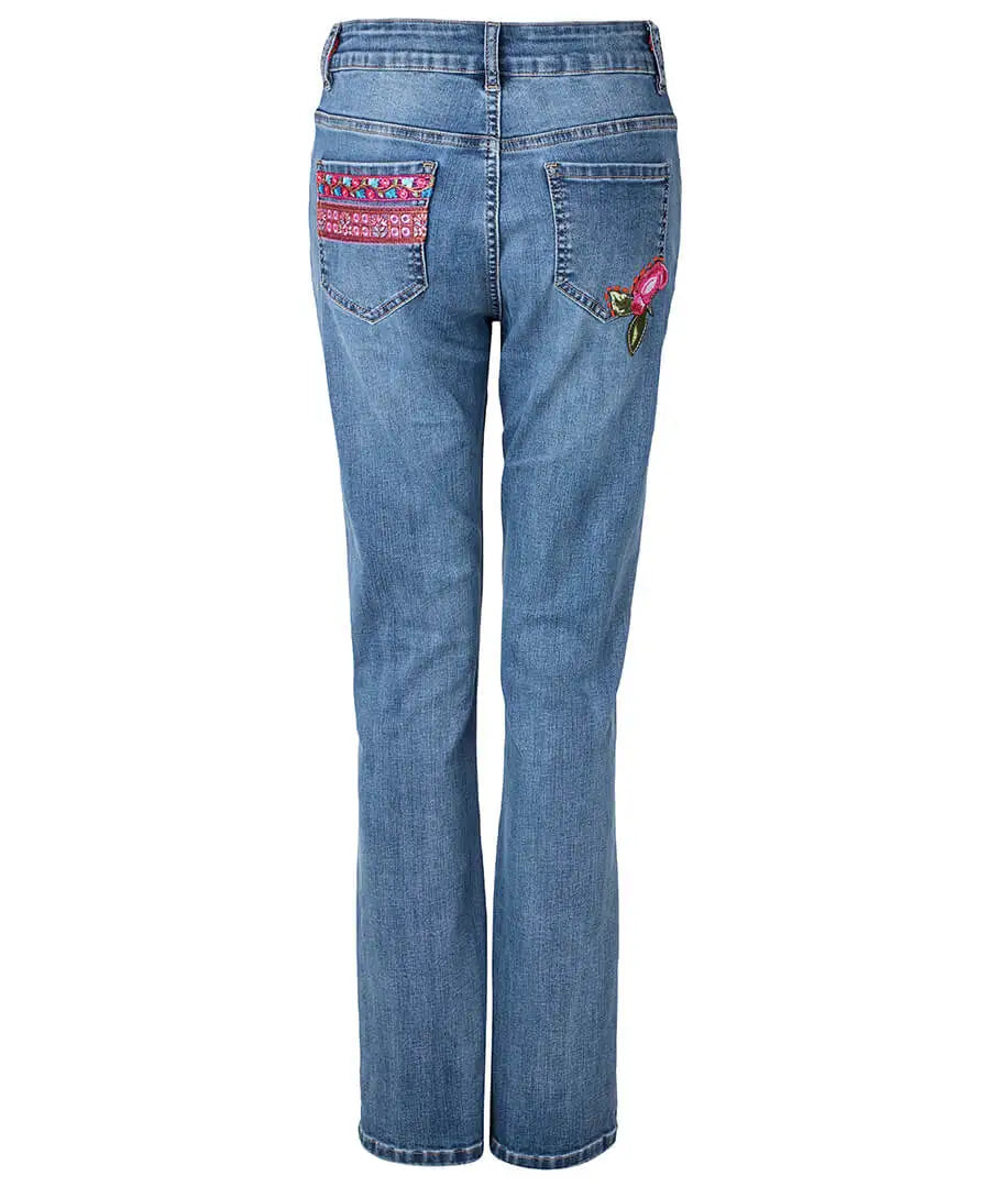 Perfect Patchwork Straight Leg Jean - JOE BROWNS Pant NZ LUMA