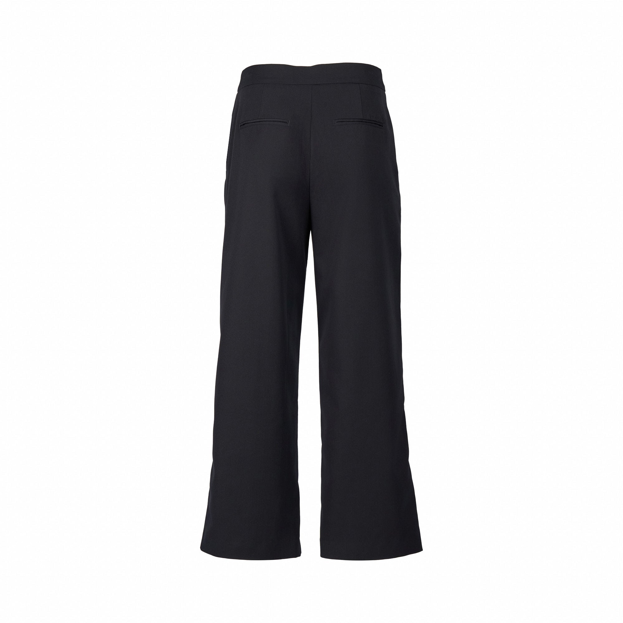 Wide Leg Ankle Grazer Pant - Midnight - VASSALLI Pant NZ LUMA