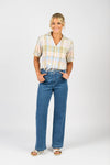 Wide Leg Jean - Blue Hue - VASSALLI Pant NZ LUMA