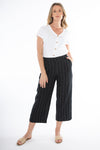 Wide Stripe Pant - Black/Putty - JUMP Pant 12 8 14 10 16 NZ LUMA