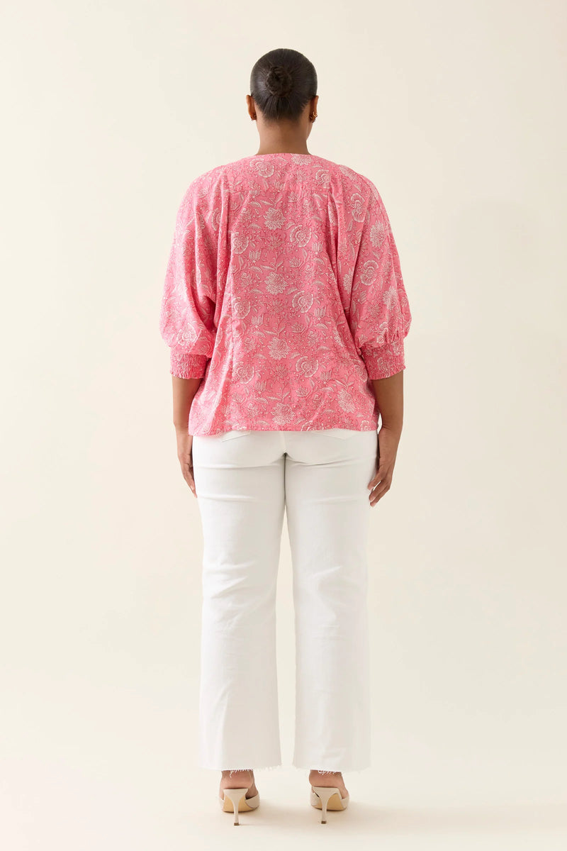 Wilma Top - Pink - ISLE OF MINE Top NZ LUMA