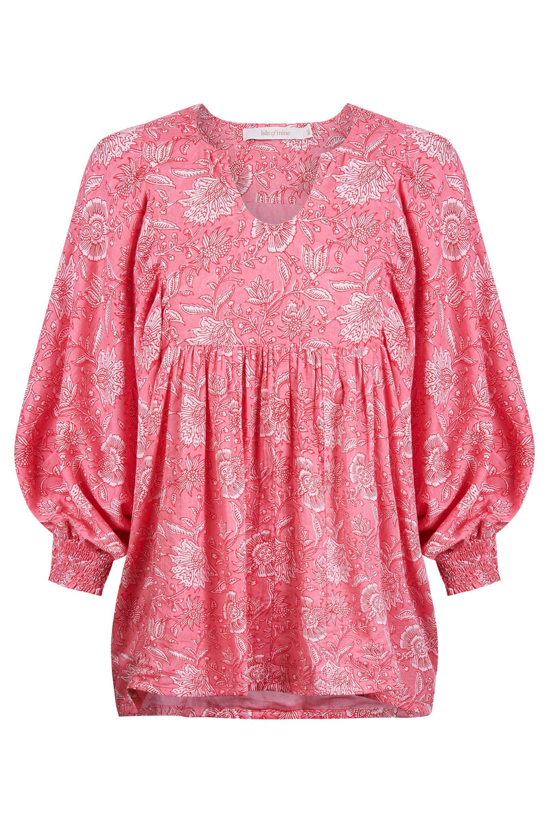 Wilma Top - Pink - ISLE OF MINE Top NZ LUMA
