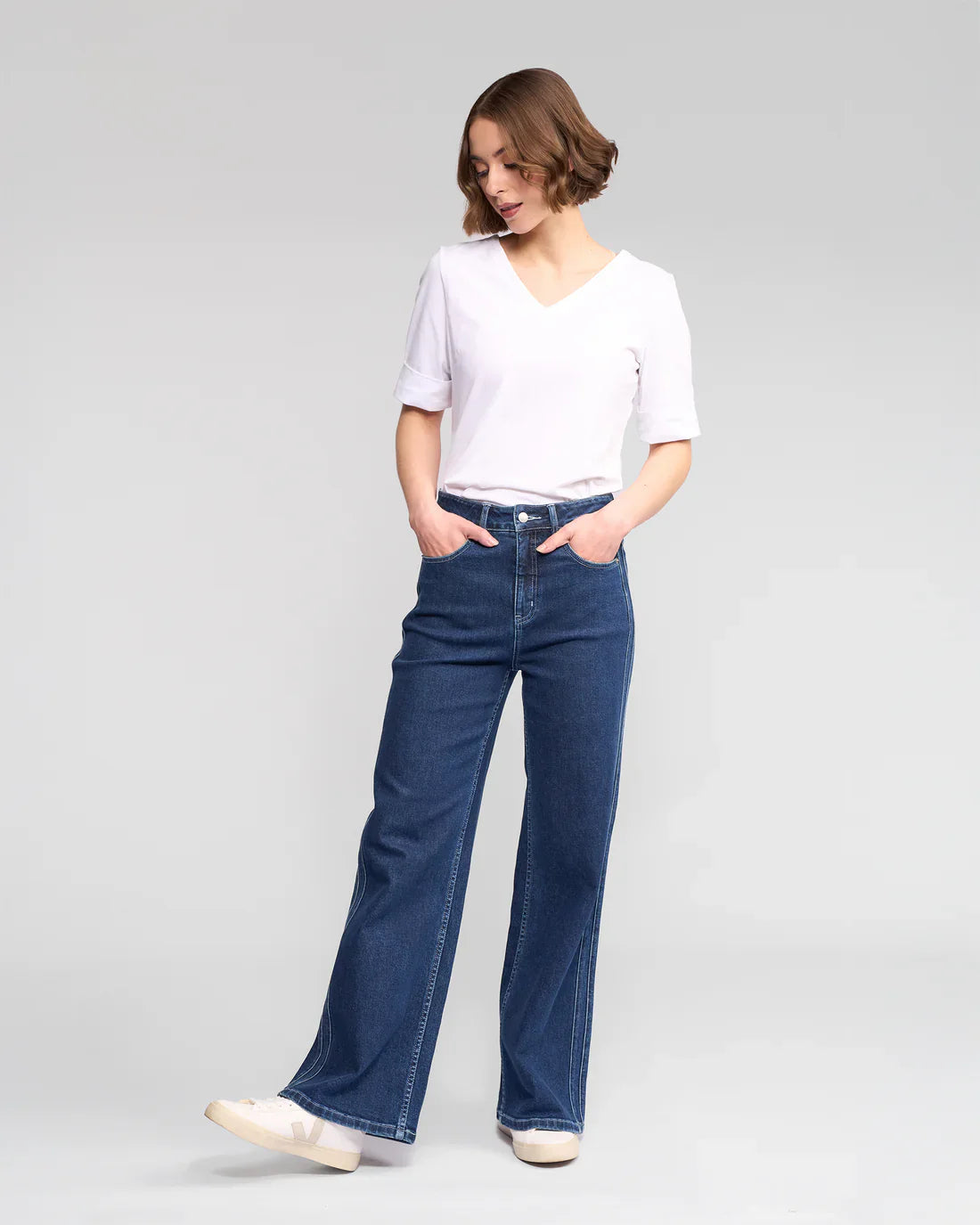Wren Jean - Dark Blue - VASSALLI Pant NZ LUMA