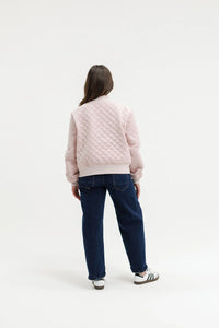 HOME LEE - Wyld Bomber - Quilted Rose Jacket NZ LUMA