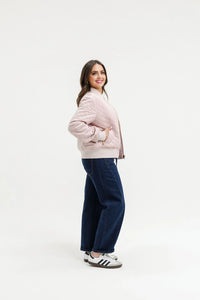 HOME LEE - Wyld Bomber - Quilted Rose Jacket NZ LUMA