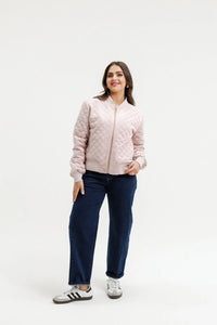 HOME LEE - Wyld Bomber - Quilted Rose Jacket NZ LUMA