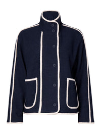 MARCO POL0 - Contrast Boiled Wool Jacket