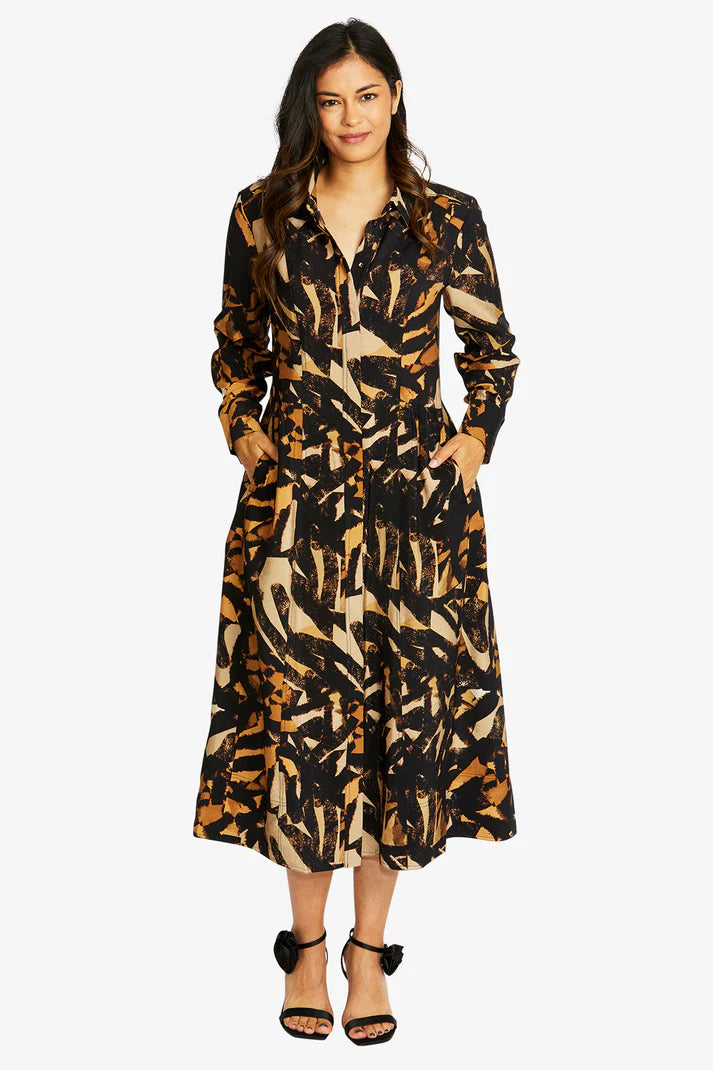 Zambia Dress -Multi -PING PONG Dress NZ LUMA