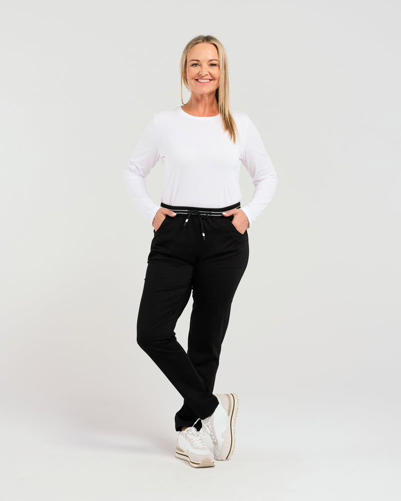 Zuri Pant - Black - ZAFINA Pant NZ LUMA