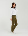 Zuri Pant - Olive - ZAFINA