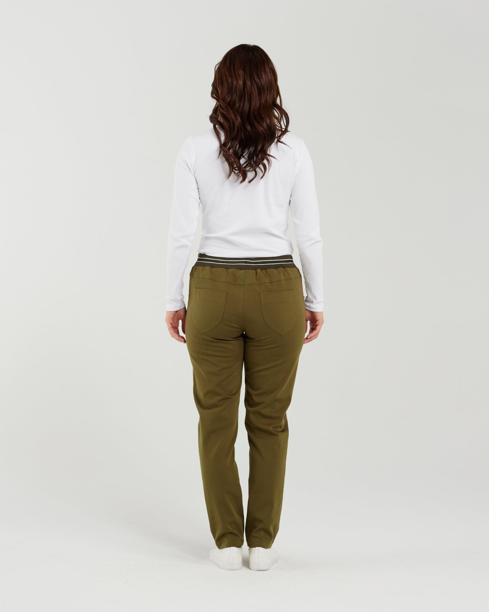 Zuri Pant - Olive - ZAFINA