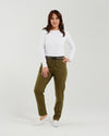 Zuri Pant - Olive - ZAFINA