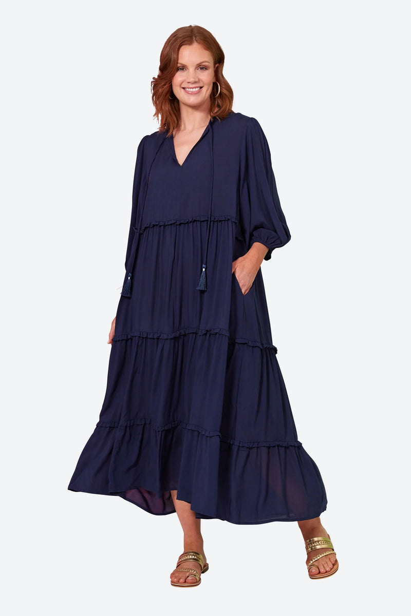 Esprit Tiered Dress - EB & IVE - Sapphire