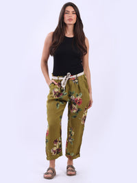 Alice - MADE IN ITALY Pant One Size (10-14) Olive NZ LUMA