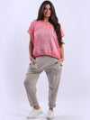 Antonia - MADE IN ITALY Top One Size (12-18) Coral NZ LUMA