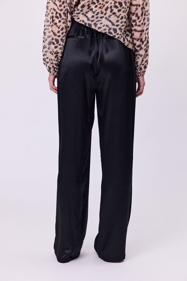 Bowie Wide Leg Pant - NAVY & CO Pant NZ LUMA