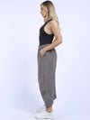 Zena - Linen Cocoon Pants -MADE IN ITALY Pant NZ LUMA