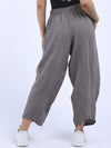Zena - Linen Cocoon Pants -MADE IN ITALY Pant NZ LUMA